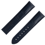 兩件式表帶 - 深藍色鱷魚皮表帶連摺疊扣 - 032CUZ007465