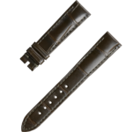 Two-piece strap - Dark green alligator leather strap with pin buckle - 032CUZ010234