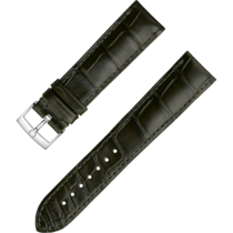 兩件式表帶 - 墨綠色鱷魚皮表帶連針扣 - 032CUZ010275