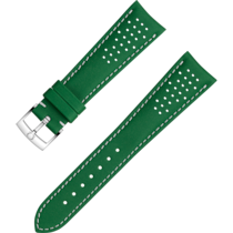 兩件式表帶 - 綠色皮表帶連針扣 - 032CUZ010023