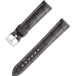 兩件式表帶 - 灰色鱷魚皮表帶連針扣 - 032CUZ007262