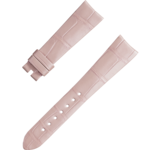 兩件式表帶 - 淡粉紅色鱷魚皮表帶連針扣 - 032CUZ011092