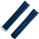 兩件式表帶 - 海馬潛水300米腕表藍色橡膠摺疊扣表帶 - 032CVZ015753