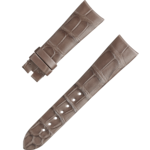 兩件式表帶 - 褐灰色鱷魚皮表帶連針扣 - 032CUZ009386