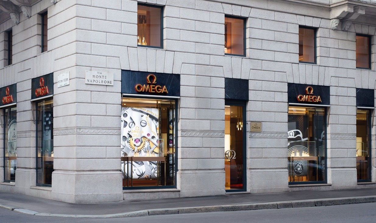 OMEGA Boutique Via Montenapoleone 9 20121 Milano