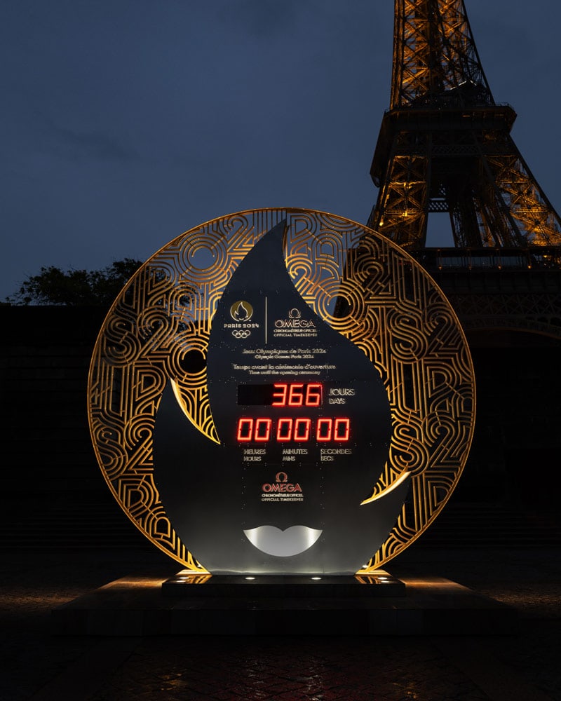 The Paris 2024 Countdown Clock